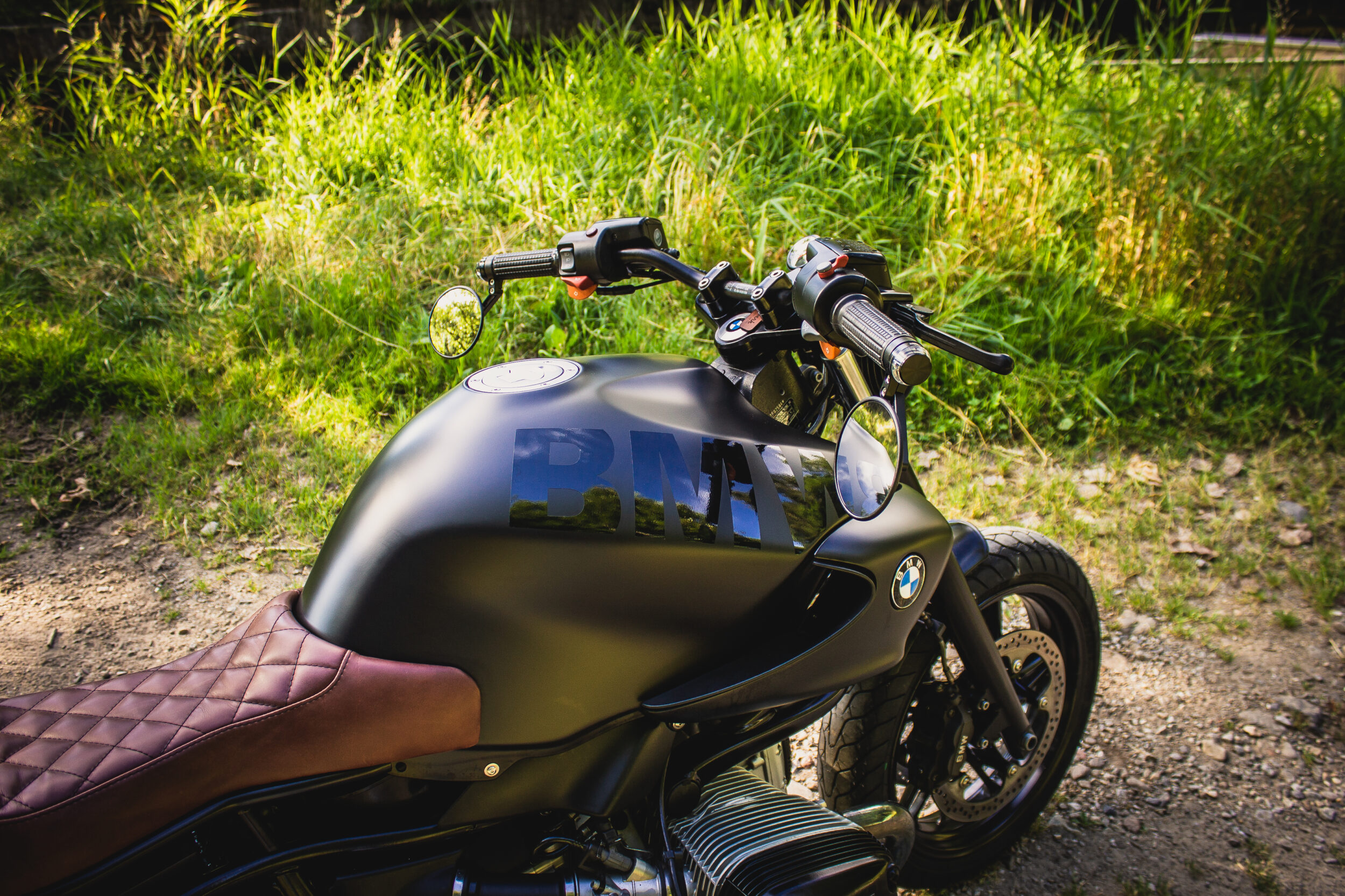 BMW R850 R850R R1100 R1150 – Scrambler Cafe Racer Roadster Custom Umbau mit Heckumbau und Auspuff von Woidwerk