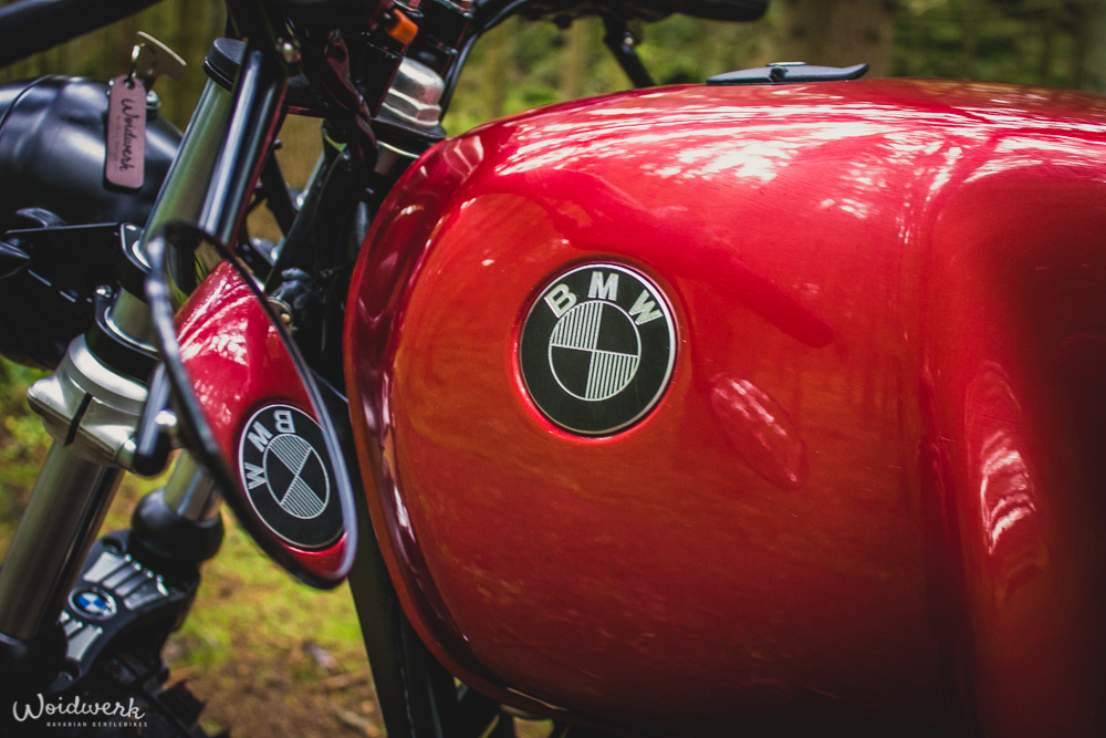 BMW R80 R80RT R100 Monolever Scrambler Bobber – Woidwerk Custom Umbau mit Einsitzer-Sattel