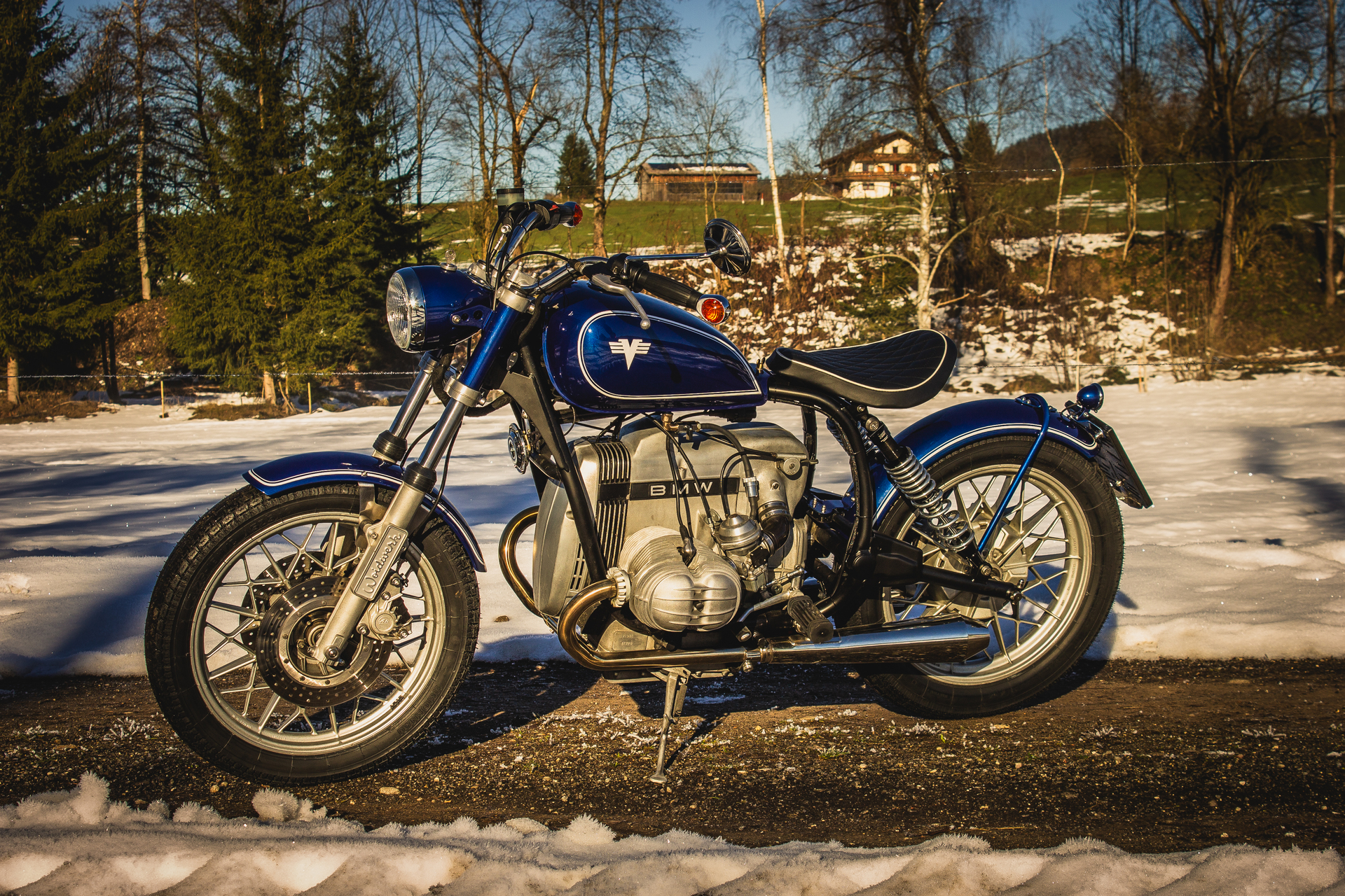 BMW R45 R65 Bobber Classic Cafe Racer – Custom Umbau von Woidwerk